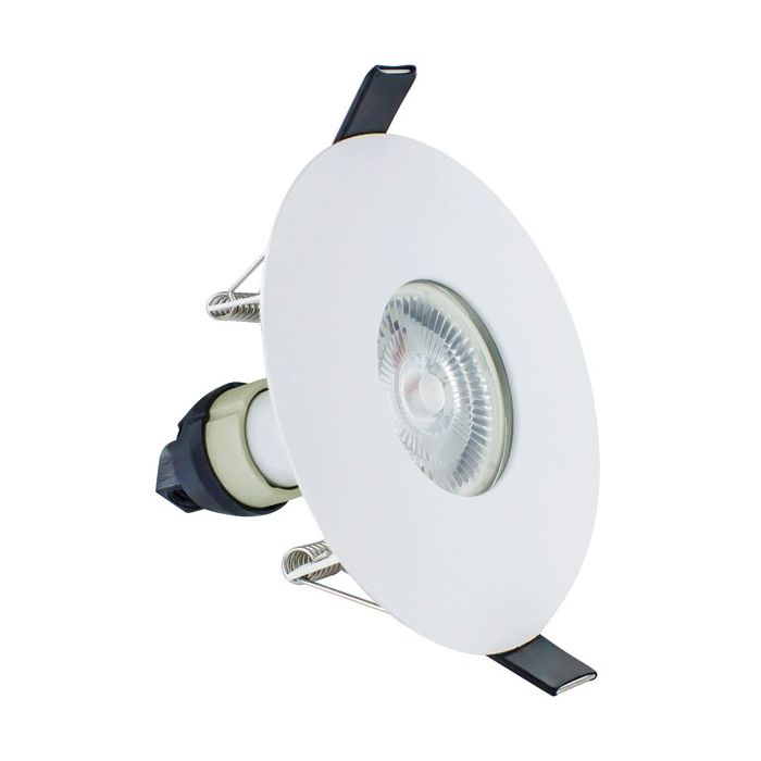 Integral LED White Round 70-100mm Cut-Out Fire-Rated Downlight