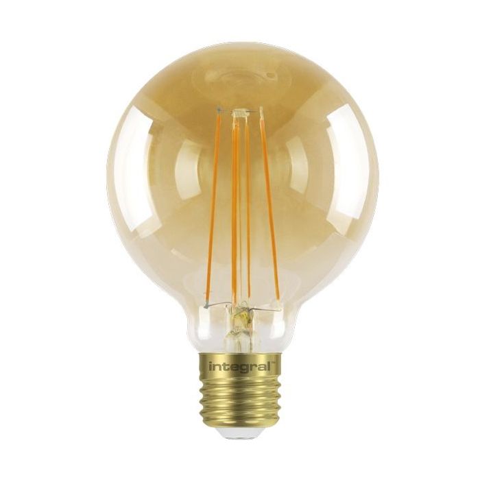 Integral Sunset Vintage Globe 95mm 5W 902561 (40W) 1800K 380lm E27 Dimmable Lamp