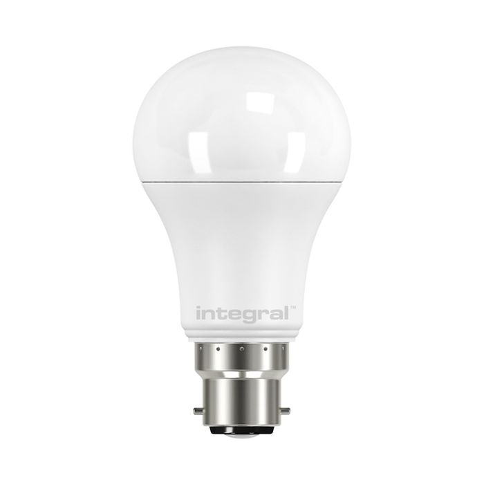 Integral LED 10.5W-75W Classic Globe GLS 5000K B22 Non-Dimmable Frosted Lamp