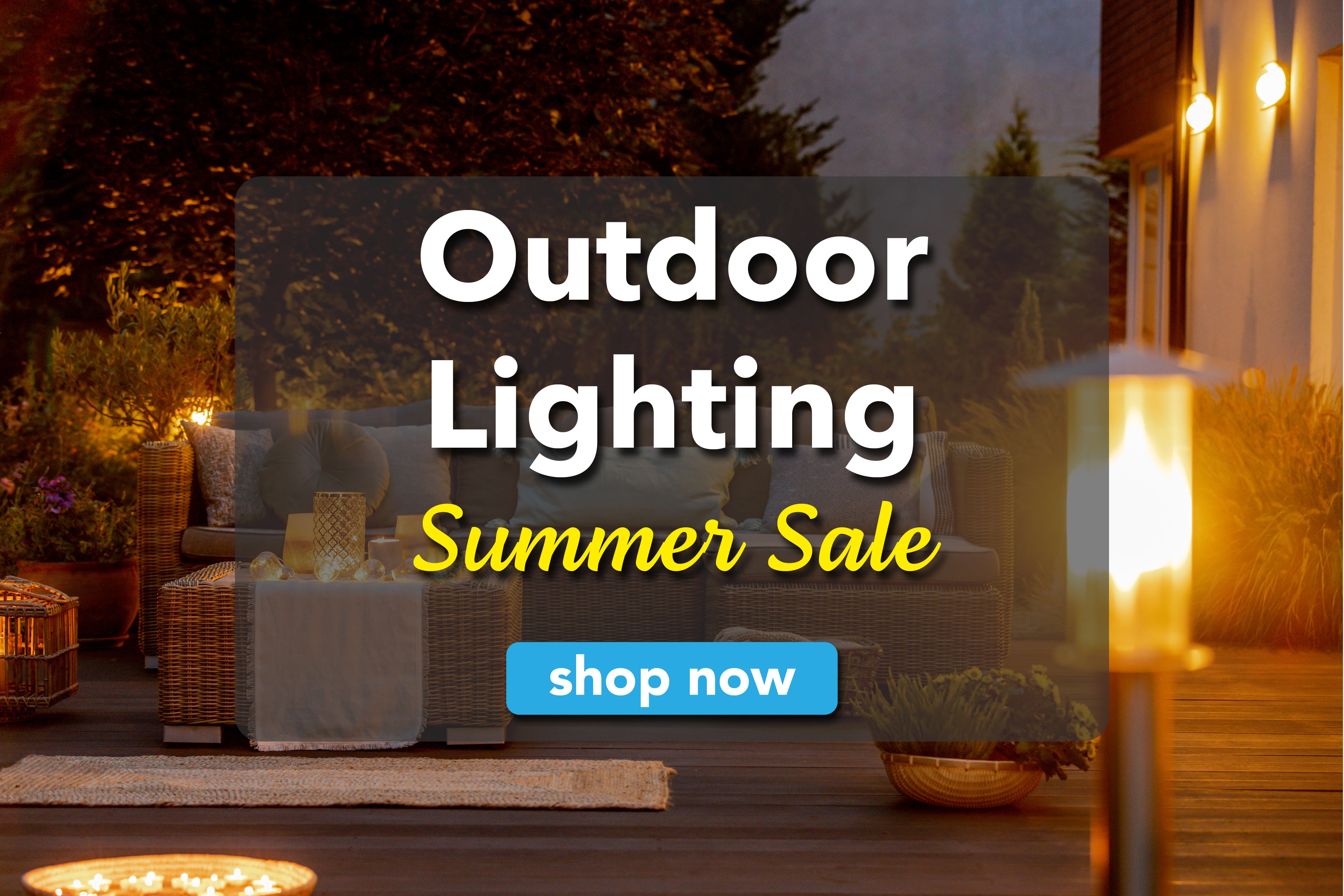 outdoor lighting summer sale
